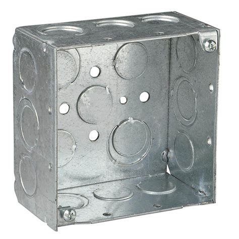 steel city bracket box 4 square|steel city metal box covers.